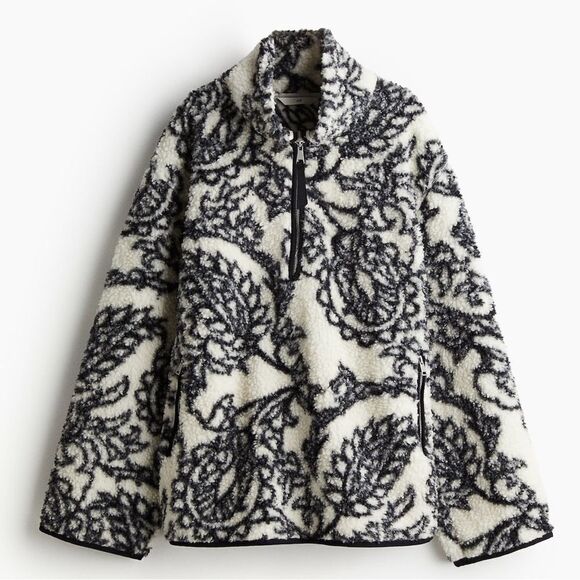 H&M Half-Zip Teddy Jacket - Picture 7 of 7